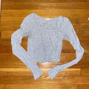 Garage Knotted Crop Top